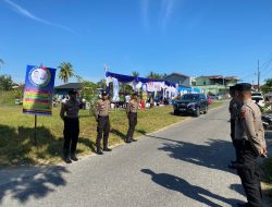 Antisipasi Gangguan Kamtibmas, Subsatgas PAM Patroli dan Pengamanan di Lokasi Kampanye