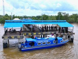 Lewat Jalur Laut, Kapolres Siak Bersama Forkopimda, KPUD dan Bawaslu Cek Kesiapan Pelaksanaan Pilkada di Kampung Terluar Teluk Lanus