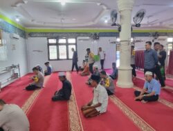 Cooling System Cara Polres Kampar Ajak Jemaah Masjid Al-Iklas Sukseskan Pilkada Damai 2024