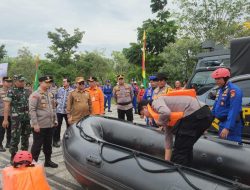 Ikuti Apel Kesiapsiagaan Bencana, Kapolres Siak: Demi Keamanan Pilkada, Pindahkan TPS Terdampak Banjir