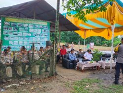Polres Kuansing Luncurkan Program Ketahanan Pangan di Desa Seberang Taluk Hilir