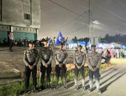 Subsatgas PAM Lakukan Pengamanan, Patroli dan Monitoring di Beberapa Lokasi Kampanye