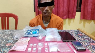 Pastikan Pilkada 2024 Aman, Polsek Logas Tanah Darat Ungkap Kasus Peredaran Narkotika Jenis Sabu