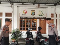 Subsatgas PAM Rutin Lakukan Pengamanan di Kantor Penyelenggara Pilkada