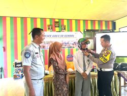 Ajak Pelajar Ciptakan Pilkada Aman, Sejuk dan Damai, Satlantas Polres Siak Bersama Jasa Raharja Sosialisasikan Pentingnya Keselamatan Berlalulintas 