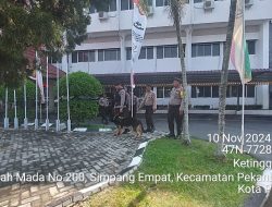 K9 Dilibatkan Sterilisasi Kantor Penyelenggara Pilkada dan Lokasi Kampanye