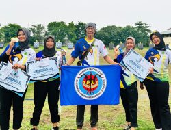 Adila Hermulia Putri Gembira Bawa Tim Panahan Ardadedali Raih Emas di Walikota Cup Archery Competition Jogjakarta 2024