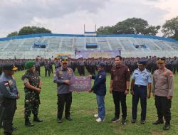 Dandim 0833/Kota Malang Hadiri Apel Kesiapan Satlinmas dalam Pilkada 2024