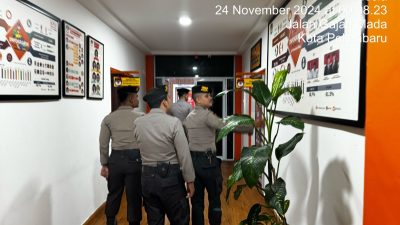 Kantor Penyelenggara Pilkada Riau Selalu Dalam Pengamanan Subsatgas PAM