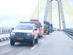 Hari H Pemungutan dan Perhitungan Suara, Polda Riau Menggelar Patroli Skala Besar