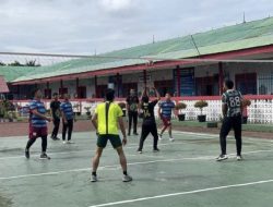 Fun Sport Pertandingan Bola Voli, Jaga Kekompakan Antar Rutan Perempuan Medan dan LPKA Medan