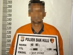 Ancam Bunuh Ibu Kandung Demi Uang, Anak Durhaka Ditangkap Polsek Siak Hulu