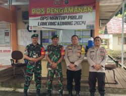 Polres Kuansing dan TNI Patroli Sinergitas Dengan Pengecekan Personel Pengamanan Bawaslu Dalam Rangka OMP Lancang Kuning 2024