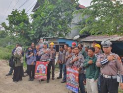 Sampaikan Pesan Kamtibmas Pilkada Damai, Anggota Polantas Pelalawan Sambangi Karyawan Perusahaan 