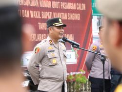 Dalam Rangka Cooling System Pilkada 2024, Kapolres Kuansing Pimpin Pengamanan Kampanye Rapat Umum Paslon Cabup-Cawabup 