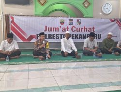 Dengar Aspirasi Warga Kelurahan Kota Tinggi, Polsek Pekanbaru Kota Gelar Program Jumat Curhat