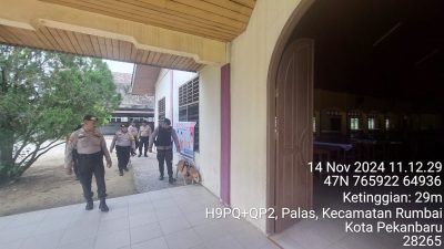 Kembali, Satgas Sterilisasi Melaksanakan Sterilisasi Objek Vital dan Lokasi Kampanye