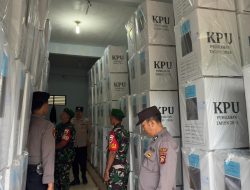 Dalam Rangka OMP Lancang Kuning 2024, Polres Kuansing Lakukan Pengamanan Gudang Logistik KPU 