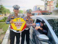 Kasat Lantas Polresta Pekanbaru Gelar Kegiatan Cooling System, Ajak Guru Dukung Pilkada Damai 2024