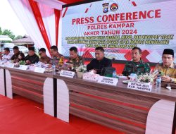 Polres Kampar Raih Prestasi Cemerlang, Tuntaskan Ratusan Kasus Sepanjang 2024