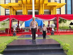 Dalam Rangka Operasi Lilin LKg 2024, Kasatgas Kamseltibcarlantas Pimpin Apel Pagi Gabungan 