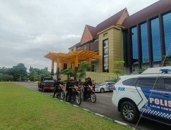 Mencegah Tindak Kejahatan C3, Satgas Gabungan Ops Lilin LK-2024 Melaksanakan Patroli Jalan Raya