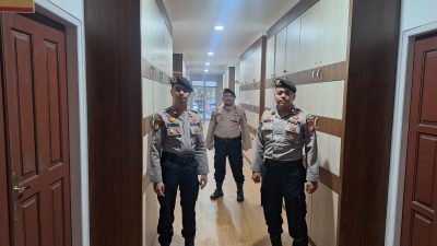 Antisipasi Gangguan Kamtibmas, Kantor KPU Riau Selalu Dalam Pengamanan Subsatgas PAM
