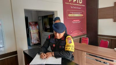Satgas Tindak POH Kapolda Riau Patroli dan Diteksi Dini Ke Kantor Bawaslu Kota Pekanbaru.