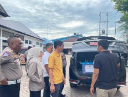 Polres Kuansing Kawal Pengamanan Pergeseran Logistik Pilkada Gubernur dan Wakil Gubernur Riau 2024