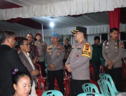 Pastikan Perayaan Natal 2024 Berjalan Kondusif, Kapolres Pelalawan Tinjau Gereja di Kota Pangkalan Kerinci