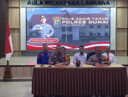 Gelar Release Akhir Tahun 2024, Ini Penyampaian Kapolres Dumai
