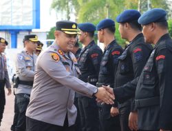 Polres Dumai Gelar Apel Pelepasan Satbrimobda Riau