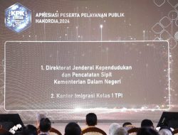 Sukses Layani 635 Warga di Hakordia 2024, Dukcapil Raih Penghargaan Pelayanan Publik dari KPK