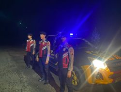 Patroli Blue Light Sat Samapta Polres Kuansing Antisipasi Gangguan Kamtibmas Jelang Nataru