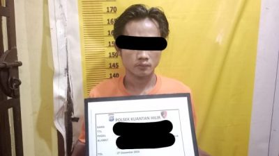 Polsek Kuantan Hilir Berhasil Ungkap Kasus Pencurian Sepeda Motor di Desa Teratak Baru