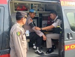 Personel Terlibat Ops Lilin LK 2024 Mendapatkan Pelayanan Kesehatan