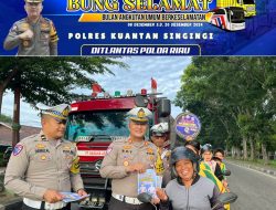 Untuk Keselamatan Berkendara, Satlantas Polres Kuansing Sosialisasikan Program Bung Selamat 