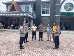 Dalam Rangka Nataru, Subsatgas Binmas Melaksanakan Penyuluhan Kamtibmas 