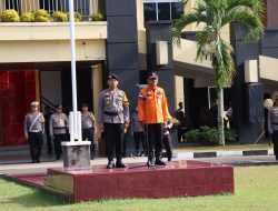 Pengamanan Nataru, Polres Kuansing Gelar Apel Pasukan Ops Lilin LK 2024 