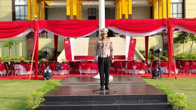 Subsatgas SAR Satuan Brimob Polda Riau Ikuti Apel Gabungan Operasi Lilin LK 2024