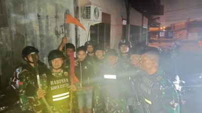Tim Anti Begal Denpom I/5 Medan Gagalkan Aksi Kejahatan Geng Motor Berkelewang