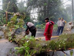 Akses Jalur Medan-Brastagi Terputus, TNI-Polri Bersinergi Lakukan Evakuasi