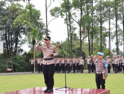 Polres Kuansing Gelar Upacara Bendera Memperingati Hari Kesadaran Nasional