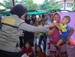 SSDM Polri Beri Trauma Healing Bagi Korban Kebakaran Kemayoran