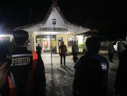 Polres Kuansing Patroli Skala Besar Antisipasi Gangguan Kamtibmas dan Kelancaran Lalu Lintas