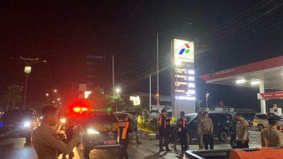 Antisipasi Gangguan Kamtibmas dan Siaga Banjir, Polres Kuansing Patroli Skala Besar 