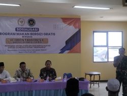 Danramil Sosialisasi Hadiri Rapat Program Makan Bergizi Gratis di Cikarang Utara