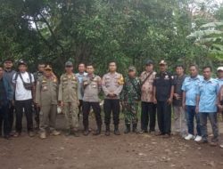 Sinergitas GPN 08 PAC Warungkiara Bersama Muspika Berikan Pendampingan Kepada Petugas BPN Dalam Penataan Patok Sertifikat Tora