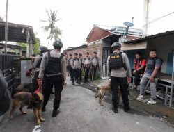 Kerahkan K-9, Polda NTB Grebek Kampung Narkoba dan Amankan 29,72 Gram Sabu