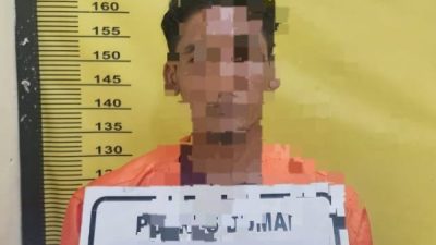 Amankan Barang Bukti, Polsek Sungai Sembilan Amnakan Seorang Pekerja Kebun Sawit